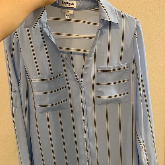 Express- Portofino Slim Fit Button Shirt - Picture 1 of 10